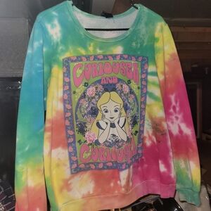 Disney Multicolor Tie-Dye Alice Sweatshirt